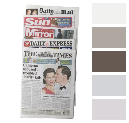 Daily Express The Times British Newspapers Image